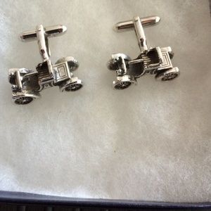 MEN'S ANTIQUE CARS CUFFLINKS- GIFT-ANNIVERSARY